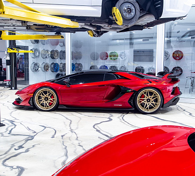 Фото дисков Anrky S1-X2 на Lamborghini Aventador