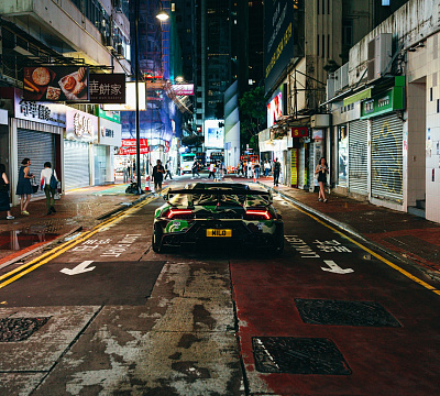Фото дисков Brixton Forged TR05 AERO1 на Lamborghini Huracan