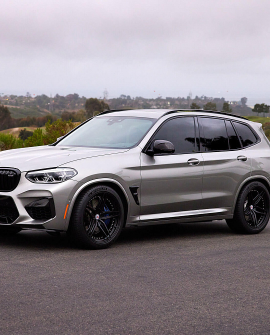 Фото дисков S107SC Черный сатин на BMW X3/X3 M (G01/F97)