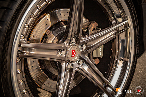 Фото дисков Vossen S17-03 (3-Piece) Глянцевый темный лак на Mercedes-Benz S-Class (W222, C217)