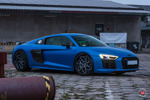 Фото дисков Vossen CG-209T (3-Piece) Сатиновый графит на Audi R8 (4S)