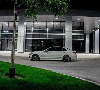Фото дисков Vossen HF-2 на Mercedes-Benz C-Class (W205)