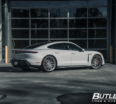 Фото дисков Vossen EVO-5R на Porsche Taycan I