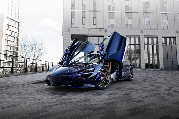Фото дисков HRE R101 Lightweight Сатиновая бронза на McLaren 720S