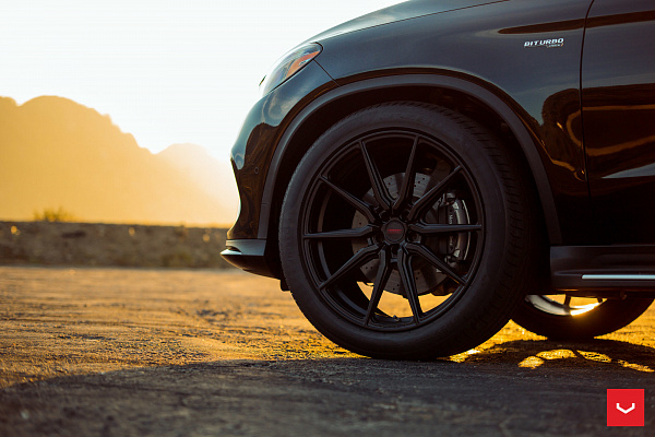 Фото дисков Vossen HF-3 Черный сатин на Mercedes-Benz GLE I