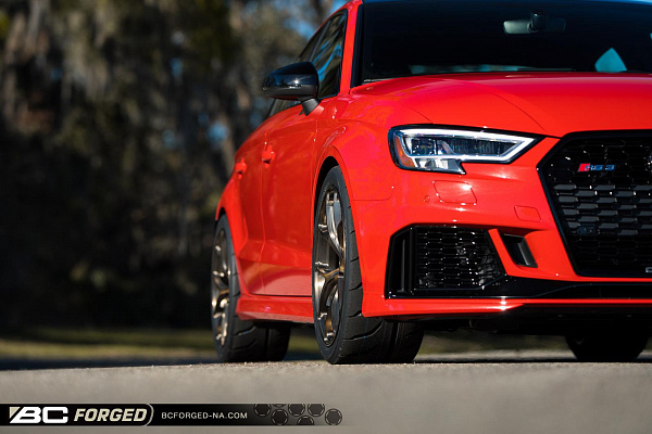 Фото дисков BC Forged RZ21 Глянцевая бронза на Audi A/S/RS 3 (8V)