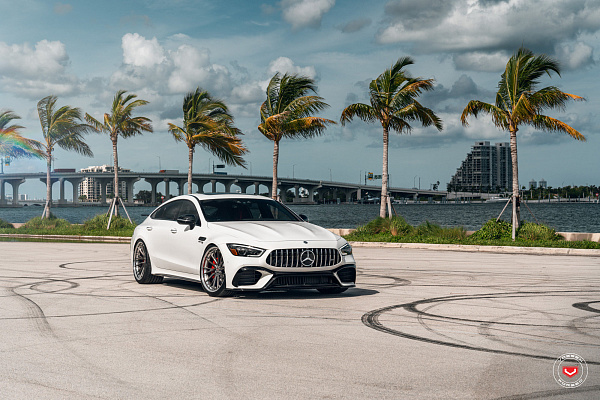 Фото дисков Vossen M-X4T (3-Piece) Глянцевый темный лак на Mercedes-Benz AMG GT I