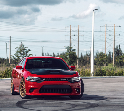 Фото дисков Vossen HF-3 на Dodge Charger VII