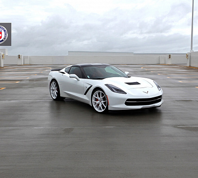 Фото дисков HRE P101 на Chevrolet Corvette C7