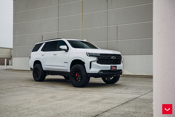 Фото дисков Vossen HFX-1 (6-Lug) Черный глянец на Chevrolet Tahoe V