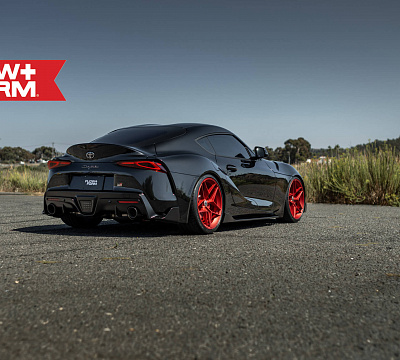 Фото дисков HRE FF11 на Toyota Supra A90