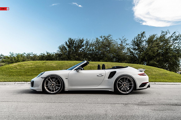 Фото дисков Anrky AN14 Сатиновый тонированный лак на Porsche 911 VII