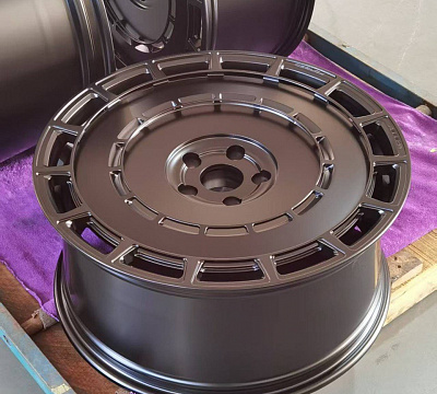 22" диски в стиле Vossen LC3-11 в цвете черный сатин