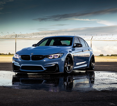 Фото дисков HRE 305 на BMW 3/M3 (F3x/F80)