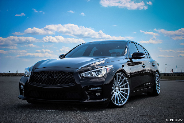 Фото дисков Vossen VFS-2 Серебро на Infiniti Q50