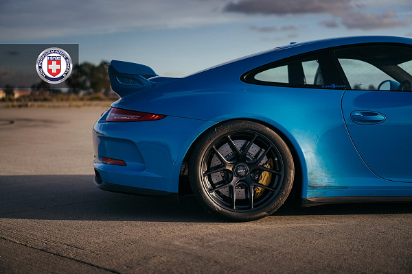 Фото дисков HRE R101 Черный сатин на Porsche 911 VII