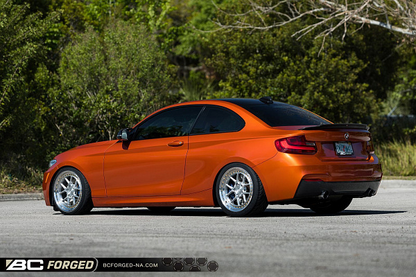Фото дисков BC Forged LE52 // MLE52 Глянцевый лак на BMW 2/M2 (F22/F87)