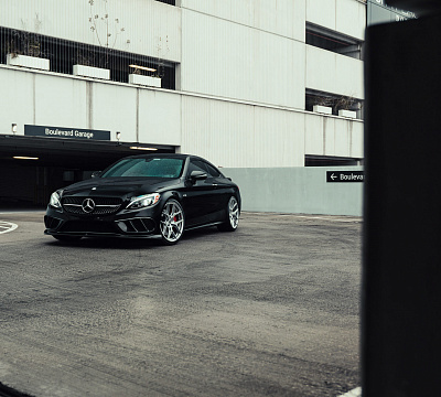 Фото дисков Vossen HF-5 на Mercedes-Benz C-Class (W205)