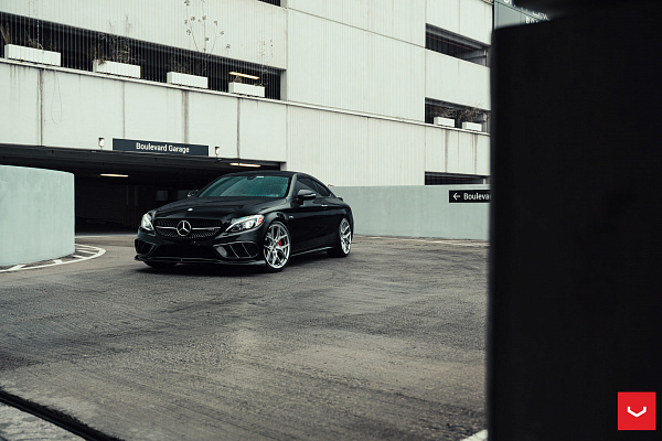 Фото дисков Vossen HF-5 Серебро на Mercedes-Benz C-Class (W205)