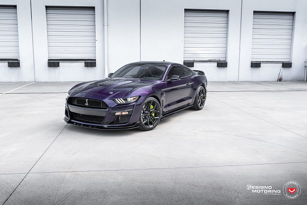 Фото дисков Vossen EVO-3R Черный глянец на Ford Mustang VI