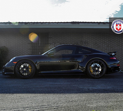 Фото дисков HRE P101 на Porsche 911 VII