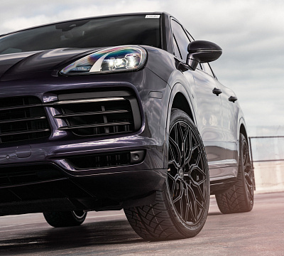 Фото дисков Vossen HF-2 на Porsche Cayenne III