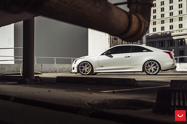Фото дисков Vossen HF-5 Серебро на Cadillac ATS