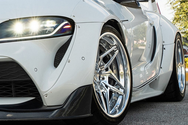 Фото дисков Anrky S3-X3 Полированный лак на Toyota Supra A90
