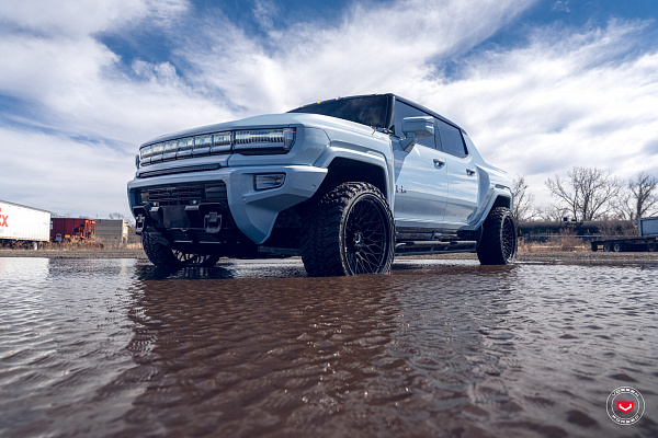 Фото дисков Vossen GNX-02 Черный глянец на GMC Hummer EV