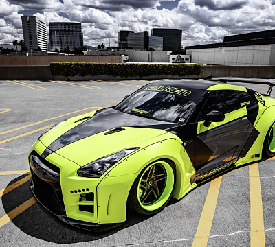 Фото дисков Savini SV71 на Nissan GT-R