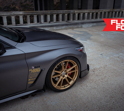 Фото дисков HRE FF04 на Infiniti Q60 II