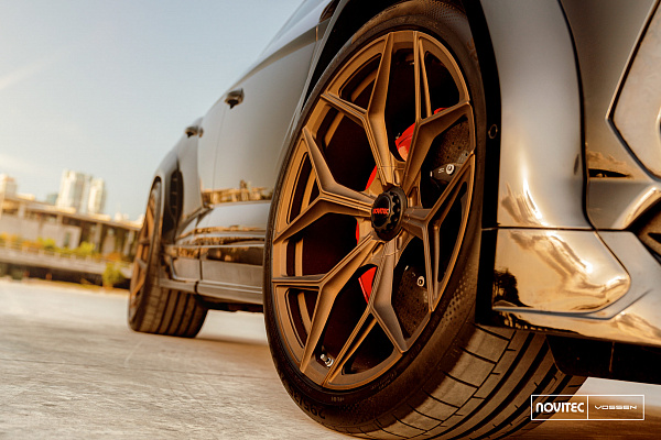 Фото дисков NOVITEC NL4 Сатиновая бронза на Lamborghini Urus