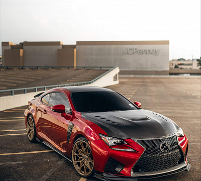 Фото дисков HRE FF10 на Lexus RC