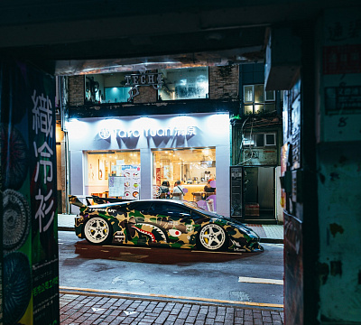 Фото дисков Brixton Forged TR05 AERO1 на Lamborghini Huracan