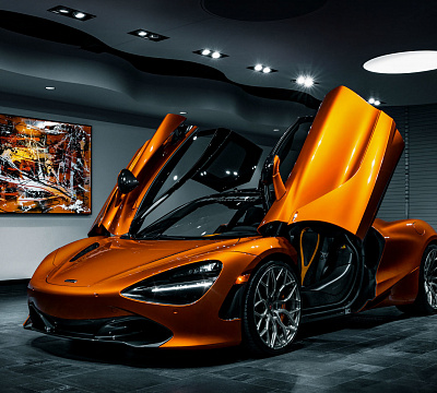Фото дисков Vossen S17-01 на McLaren 720S