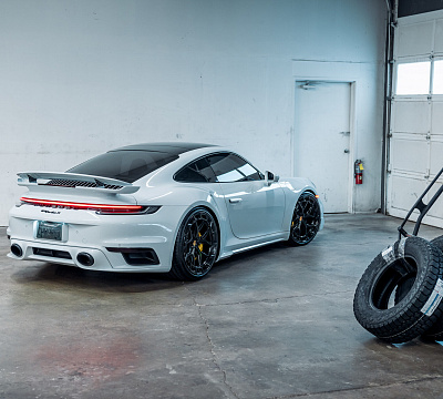 Фото дисков Vossen LC3-01T на Porsche 911 VIII