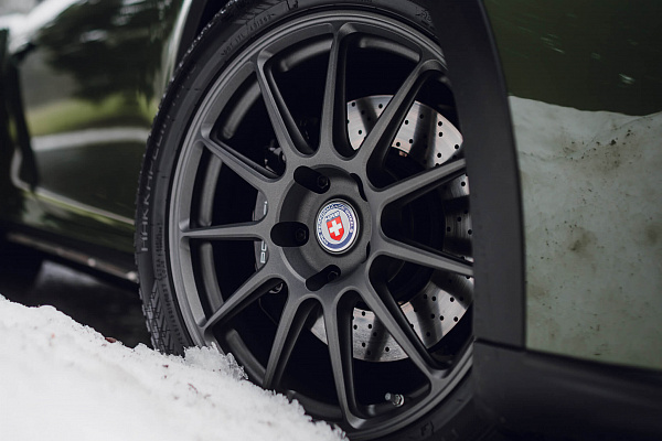 Фото дисков HRE RC103 Сатиновый графит на Porsche 911 VIII