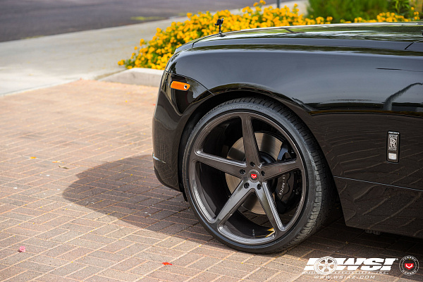 Фото дисков Vossen CG-201 Глянцевый темный лак на Rolls-Royce Wraith