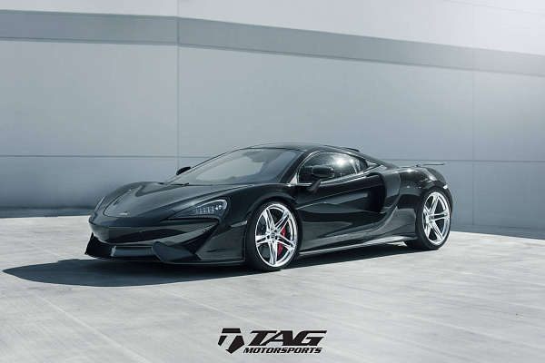 Фото дисков HRE P207 Полированный лак на McLaren 570S
