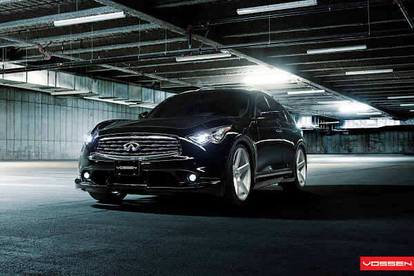 Фото дисков Vossen CV3 Серебро на Infiniti FX II