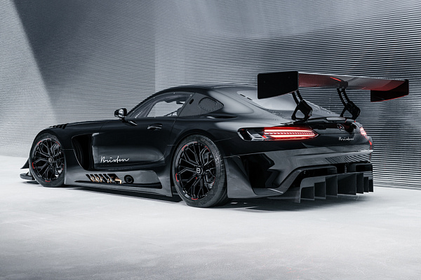 Фото дисков Brixton Forged PF10-RS Черный глянец на Mercedes-Benz AMG GT I