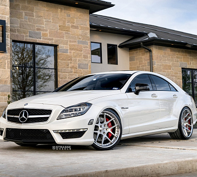 Фото дисков Strasse Wheels SM5 Deep Concave на Mercedes-Benz CLS (C218)