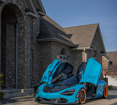 Фото дисков HRE 300 на McLaren 720S