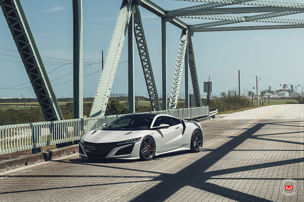 Фото дисков Vossen EVO-1R Глянцевый темный лак на Acura NSX II