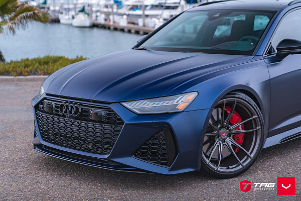 Фото дисков Vossen S17-06 Глянцевый темный лак на Audi A/RS 6 (C8)