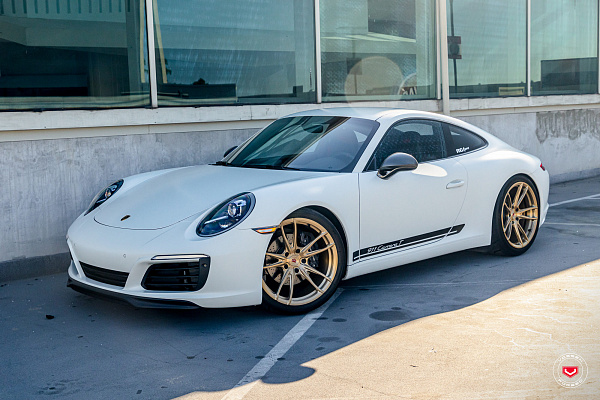 Фото дисков Vossen S17-06 Глянцевая шампань на Porsche 911 VII