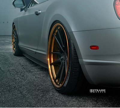 Фото дисков Strasse Wheels SV1 Deep Concave FS на Bentley Continental GT I