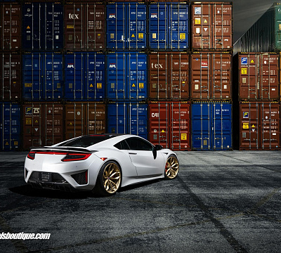 Фото дисков HRE P201 на Acura NSX II