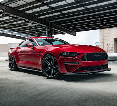 Фото дисков Vossen HF-1 на Ford Mustang VI