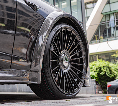 Фото дисков Vossen HF-8 на Tesla Model S